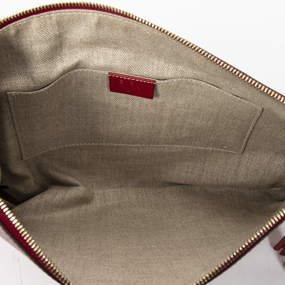 Gucci Bamboo Tassel Zip Clutch - Picture 7 of 10